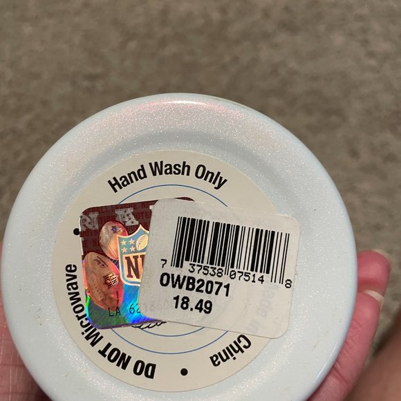 2/$25.00 Houston Texans Script 20 oz Opal Curve Thermos - Picture 2 of 3